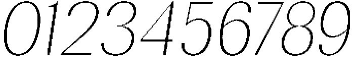 Rundale ThinSemiCondIta otf (100) Font OTHER CHARS