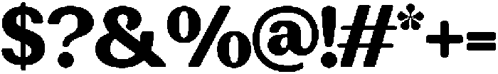 RundaleRound Black otf (900) Font OTHER CHARS
