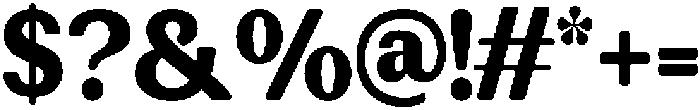 RundaleRound BlackSemCond otf (900) Font OTHER CHARS