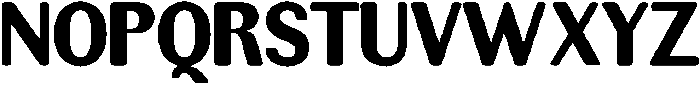 RundaleRound BlackSemCond otf (900) Font UPPERCASE