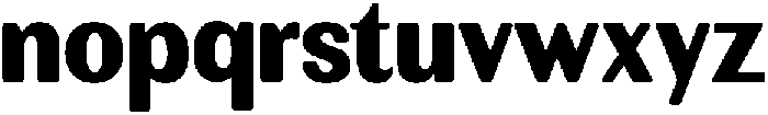 RundaleRound BlackSemCond otf (900) Font LOWERCASE