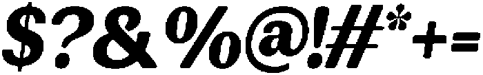 RundaleRound BlackSemCondIta otf (900) Font OTHER CHARS