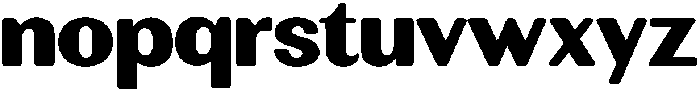 RundaleRound BlackSemExp otf (900) Font LOWERCASE