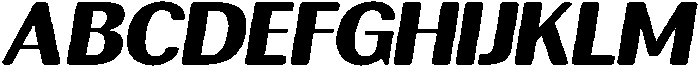RundaleRound BlackSemExpIta otf (900) Font UPPERCASE