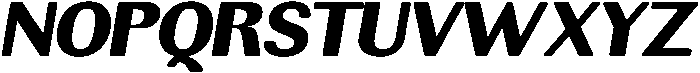 RundaleRound BlackSemExpIta otf (900) Font UPPERCASE