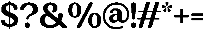 RundaleRound-Bold otf (700) Font OTHER CHARS