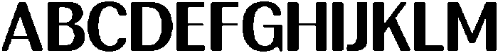 RundaleRound-Bold otf (700) Font UPPERCASE