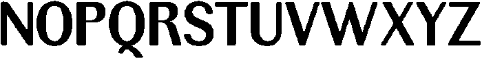 RundaleRound BoldSemCond otf (700) Font UPPERCASE