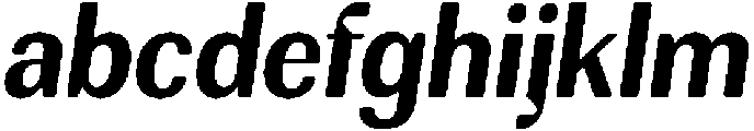 RundaleRound BoldSemCondIta otf (700) FONT
