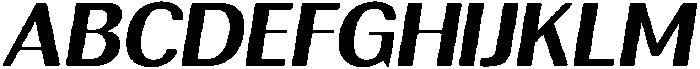 RundaleRound BoldSemExpIta otf (700) Font UPPERCASE