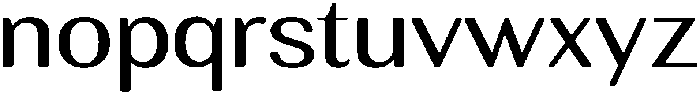 RundaleRound Expanded otf (400) Font LOWERCASE