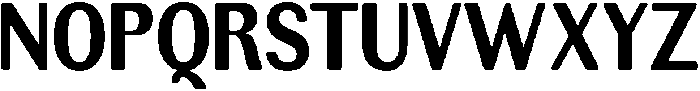 RundaleRound ExtBdCond otf (700) Font UPPERCASE