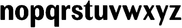 RundaleRound ExtBdCond otf (700) Font LOWERCASE