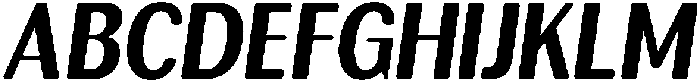 RundaleRound ExtBdCondIta otf (400) Font UPPERCASE