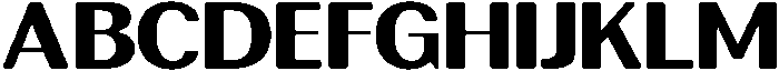 RundaleRound ExtBdExp otf (700) Font UPPERCASE