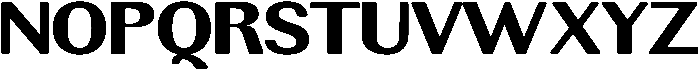 RundaleRound ExtBdExp otf (700) Font UPPERCASE