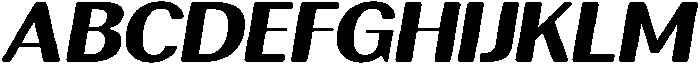 RundaleRound ExtBdExpIta otf (400) Font UPPERCASE