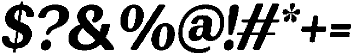 RundaleRound ExtBdSemCondIta otf (400) Font OTHER CHARS