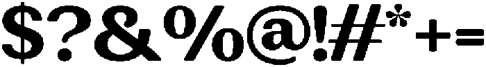 RundaleRound ExtBdSemExp otf (700) Font OTHER CHARS