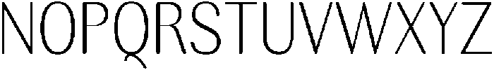 RundaleRound ExtLtCond otf (200) Font UPPERCASE