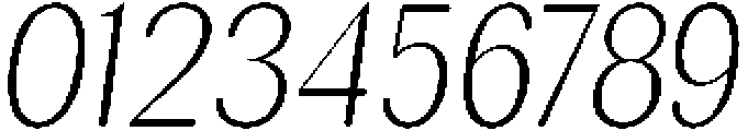 RundaleRound ExtLtCondIta otf (400) Font OTHER CHARS
