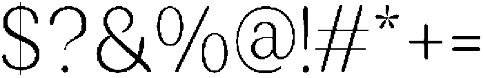 RundaleRound ExtLtSemCond otf (400) Font OTHER CHARS