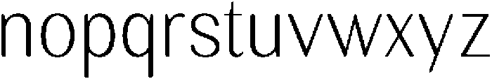 RundaleRound ExtLtSemCond otf (400) Font LOWERCASE