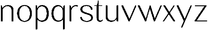 RundaleRound ExtLtSemExp otf (400) Font LOWERCASE
