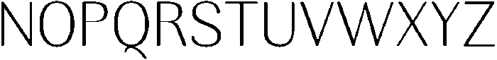 RundaleRound ExtraLight otf (200) Font UPPERCASE