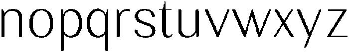 RundaleRound ExtraLight otf (200) Font LOWERCASE