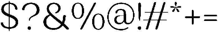 RundaleRound Light otf (300) Font OTHER CHARS