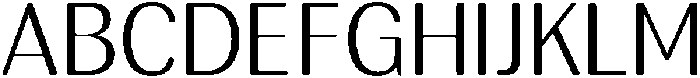RundaleRound Light otf (300) Font UPPERCASE