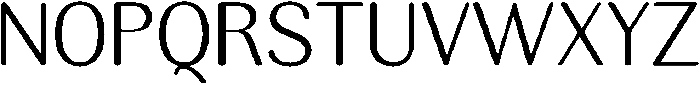 RundaleRound Light otf (300) Font UPPERCASE
