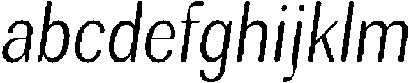RundaleRound LightCondIta otf (300) FONT
