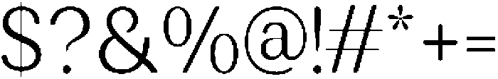 RundaleRound LightSemCond otf (300) Font OTHER CHARS