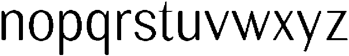 RundaleRound LightSemCond otf (300) Font LOWERCASE