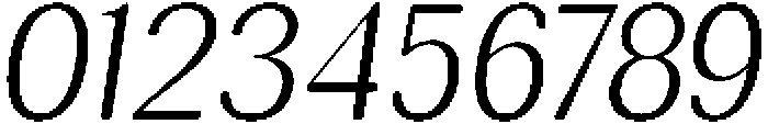 RundaleRound LightSemCondIta otf (300) Font OTHER CHARS