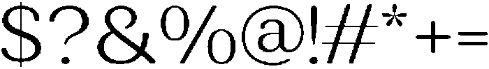 RundaleRound LightSemExp otf (300) Font OTHER CHARS