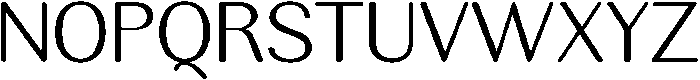 RundaleRound LightSemExp otf (300) Font UPPERCASE