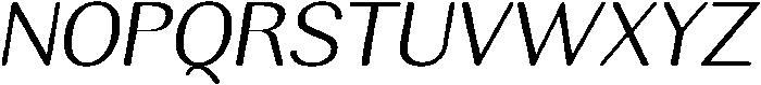 RundaleRound LightSemExpIta otf (300) Font UPPERCASE