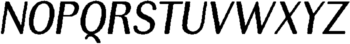 RundaleRound MedSemCondIta otf (400) Font UPPERCASE