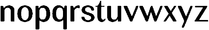 RundaleRound Medium otf (500) Font LOWERCASE