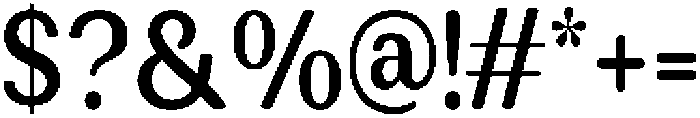 RundaleRound SemBdCond otf (600) Font OTHER CHARS