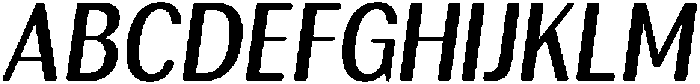 RundaleRound SemBdCondIta otf (400) Font UPPERCASE