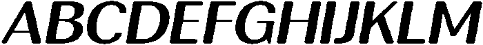 RundaleRound SemBdExpIta otf (400) Font UPPERCASE