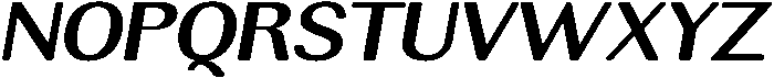 RundaleRound SemBdExpIta otf (400) Font UPPERCASE