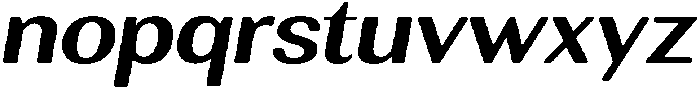 RundaleRound SemBdExpIta otf (400) Font LOWERCASE
