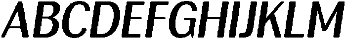 RundaleRound SemBdSemCondIta otf (400) Font UPPERCASE