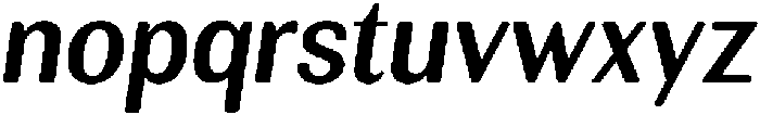RundaleRound SemBdSemCondIta otf (400) Font LOWERCASE