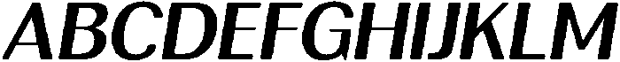 RundaleRound SemBdSemExpIta otf (400) Font UPPERCASE